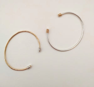 Dainty Double Wire-Wrap Bracelet