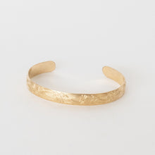 Load image into Gallery viewer, Handcrafted Jewelry-Gold Filled Petal Textured Bracelet
