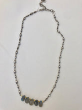 Load image into Gallery viewer, Tiny Labradorite Moroccan Necklace
