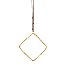 Load image into Gallery viewer, Long Square Necklace
