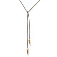 Load image into Gallery viewer, Spike Wrap Lariat Necklace

