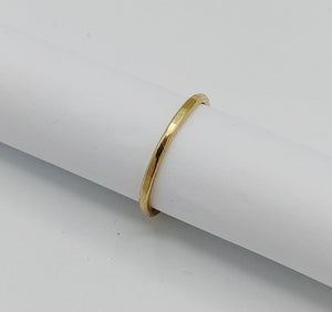 Simple Hammered-Gold Filled